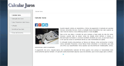 Desktop Screenshot of calcular-juros.info
